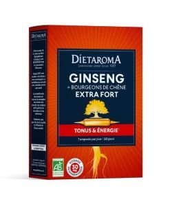 Ginseng extra fort BIO, 20 ampoules